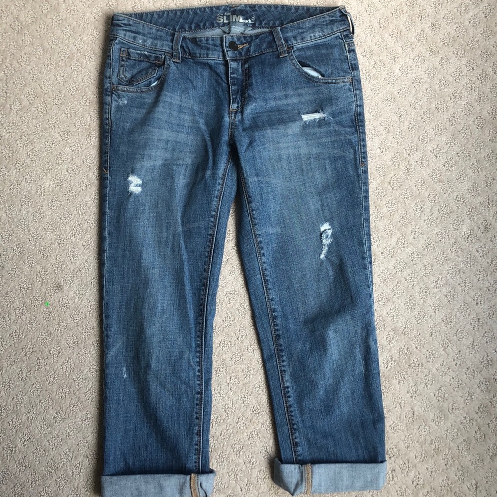 New York & Company Low Rise Slim Slouch Jeans, 2